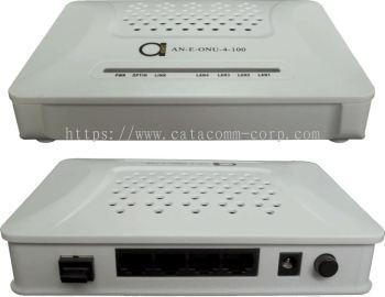 GEPON ONU C customer unit 4 x 10/100 Mbit/s Fast Ethernet and 1 PON port