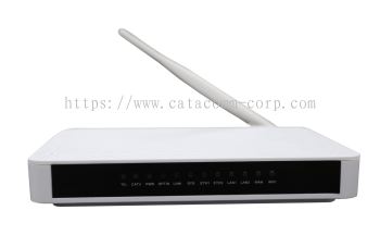 GEPON ONU 4 x 10/100 Fast Ethernet + CATV + WiFi