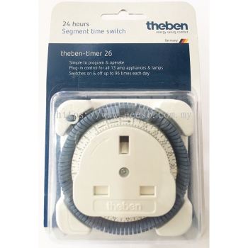 Theben 24 Hours 13A Plug In Timer