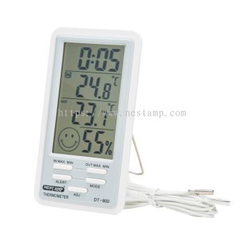 Nestamp Humidity Thermometer Clock DT-800