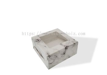 Marble Design 4pcs Cup Cake Box -10pcs