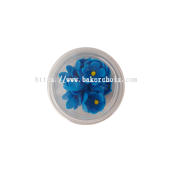 Pure sugar Flower (Edible) Blossom Medium - Blue