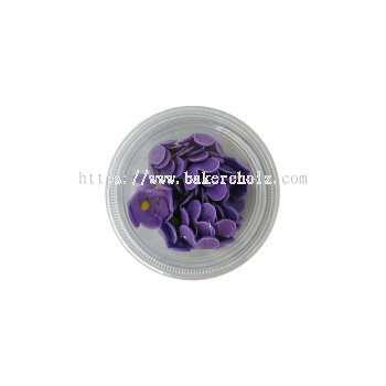 Pure sugar Flower (Edible) Blossom Medium - Purple