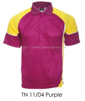 TN 11 04 Purple Collar T Shirt