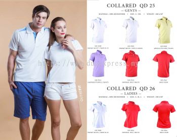 QD25 & QD26 Collar T Shirt