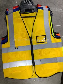 Safety Vest MultiPocket Yellow