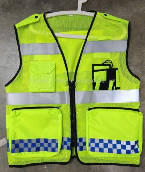 Custom Made Safety Vest JKR / JPJ /  Traffic