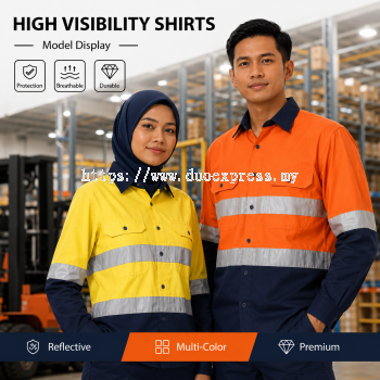Baju Kerja Reflektif Keterlihatan Tinggi Premium untuk Kerja Industri
