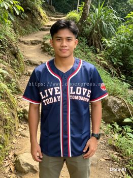 Baseball Jersey Cetak 