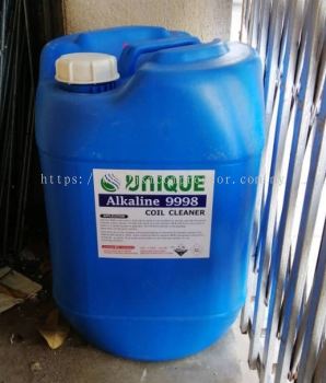 UNIQUE ALKALINE CHEMICAL COIL CLEANER 9998 - 25 LITER