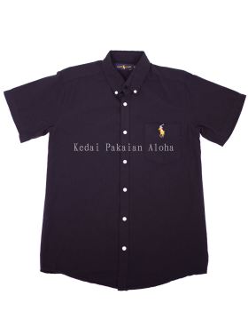 Men's S/S Shirts - Plain (Black)