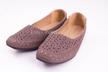 Ladies Flat Shoes (Brown)