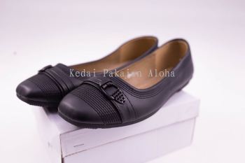 Ladies Flat Shoes (Black)