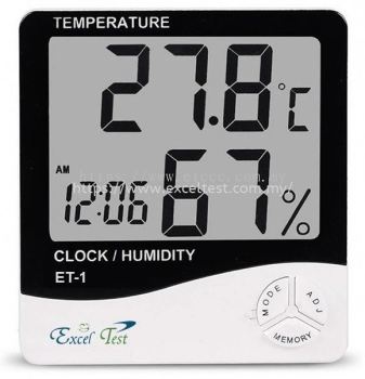 ET-1 Digital Thermo-Hygrometer With Internal Sensor