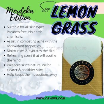 Lemongrass Soap Bar (Merdeka Edition)