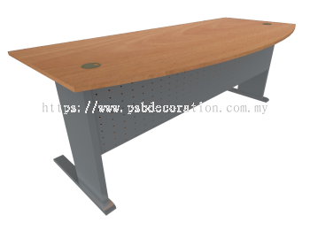 Office Table Metal Leg Type A (Beech)