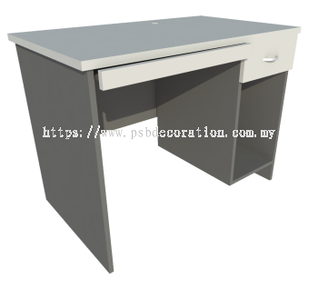 Computer Table (Grey + Graphite)