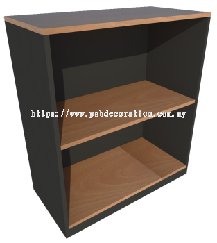 Low Cabinet Open Shelve (Beech + Graphite)