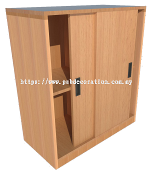 Low Cabinet Sliding Door (Full Beech)