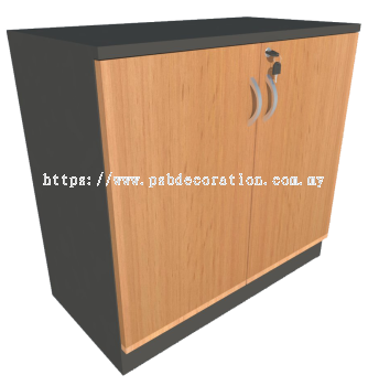 Low Cabinet Swing Door (Beech + Graphite)