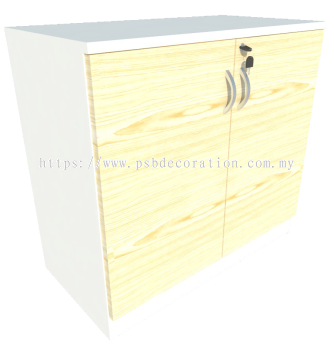 Low Cabinet Swing Door (Maple + White)