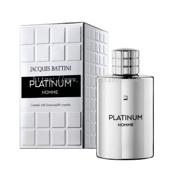 JACQUES BATTINI SWAROVSKI CRYSTAL PLATINIUM POUR HOMME PARFUM 100ML