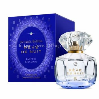 JACQUES BATTINI SWAROVSKI CRYSTAL REVE DE NUIT POUR FEMME PARFUM 50ML