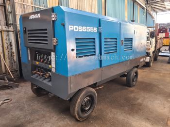 Used Airman 655cfm Portable Air Compressor Rental