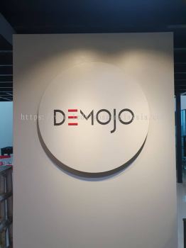 Indoor Company Signage with 3D box up Base