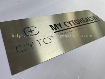Stainless Steel with UV Direct Printing Signage