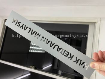 Stencil Cutting Service as template for spray paint
