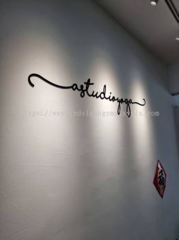 Acrylic Lettering Signage for Yoga Studio