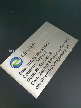 Stainless Steel Plate with Direct Printing