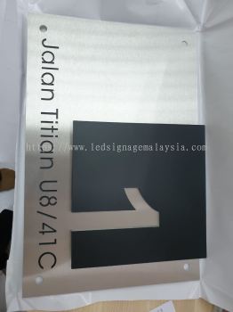 Stainless Steel Door Plate Custom made