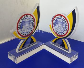Acrylic trophy for employee