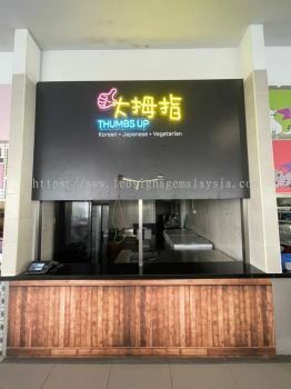 Indoor LED neon stall signage