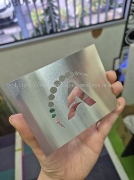 Stainless Steel Laser Cutting Logo