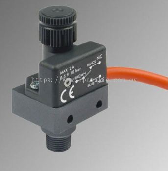 PRESSURE SWITCH 1/8 2A NO/NC 2 MT. CABLE