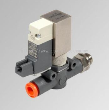 IN-LINE SOLENOID VALVE SOV L-- SOV L 3-2 NC-NO THREAD-PIPE SILENCED EXHAUST