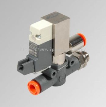 IN-LINE SOLENOID VALVE SOV L-- SOV L 3-2 NC-NO THREAD-PIPE CONVEYED EXHAUST