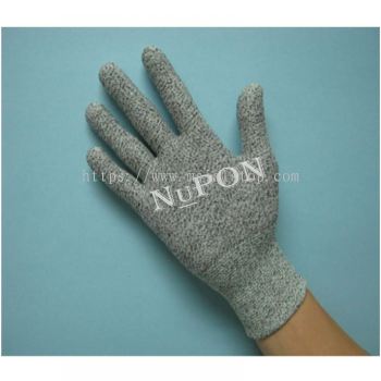 Grey Cut Resistant Knitted Gloves (without PU)
