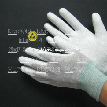 Carbon Knitted PU Palm Coated Gloves