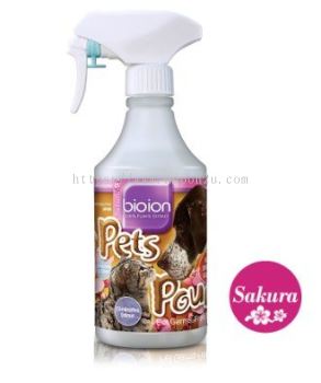 Bioion Pets Pounce Sanitizer - Sakura Scent - 500ML