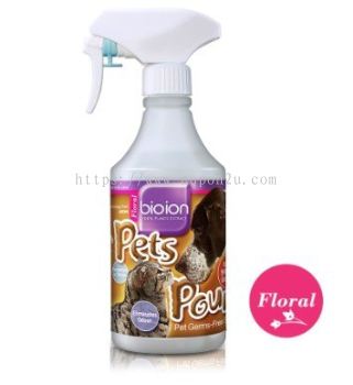 Bioion Pets Pounce Sanitizer - Floral Scent - 500ML