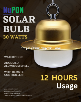 Solar Bulb 30 Watts