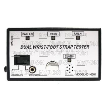 Dual Footwear and Wrist Strap Tester 6501