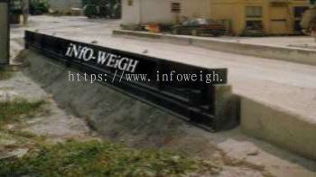 Steel Deck Portable Weighbridge with Concrete Ramp