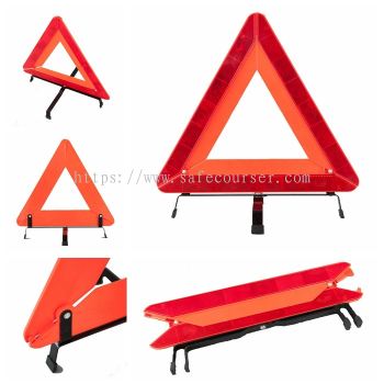 CE Certification Traffic Sign Car Warning Triangle For Roadway Safety