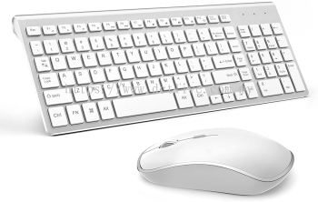 Wireless Keyboard And Mouse,JOYACCESS USB Slim Wireless Keyboard Mouse With Numeric