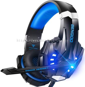 BENGOO G9000 Stereo Gaming Headset For PS4 PC Xbox One PS5 Controller, Noise Cancelling Over Ear